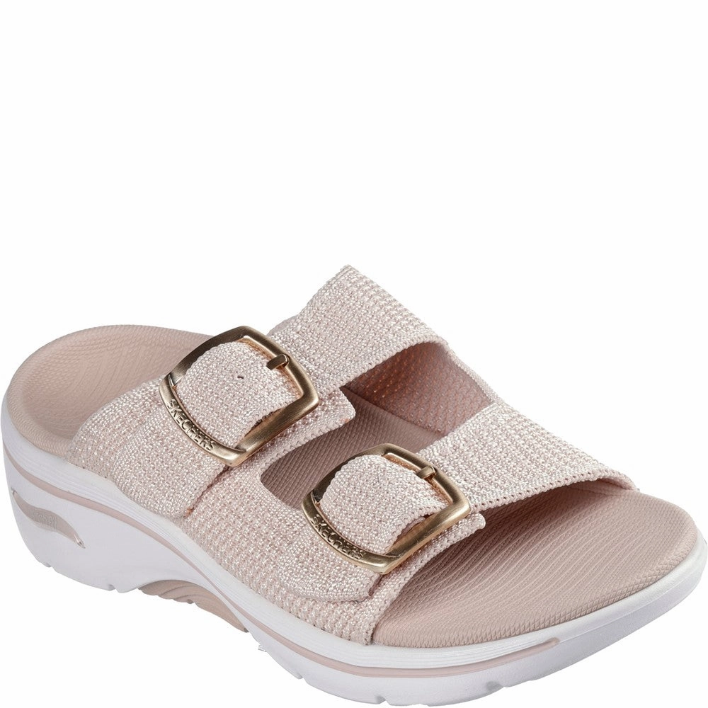 Skechers Go Walk Arch Fit 2.0 Destined Sandal Lightweight Running Shoes,Slip On Athletic Shoes,Breathable Workout Shoes