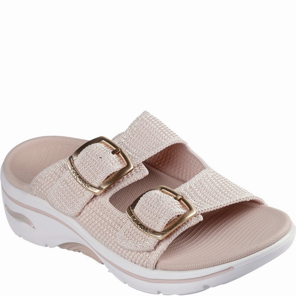 Skechers Go Walk Arch Fit 2.0 Destined Sandal Lightweight Running Shoes,Slip On Athletic Shoes,Breathable Workout Shoes
