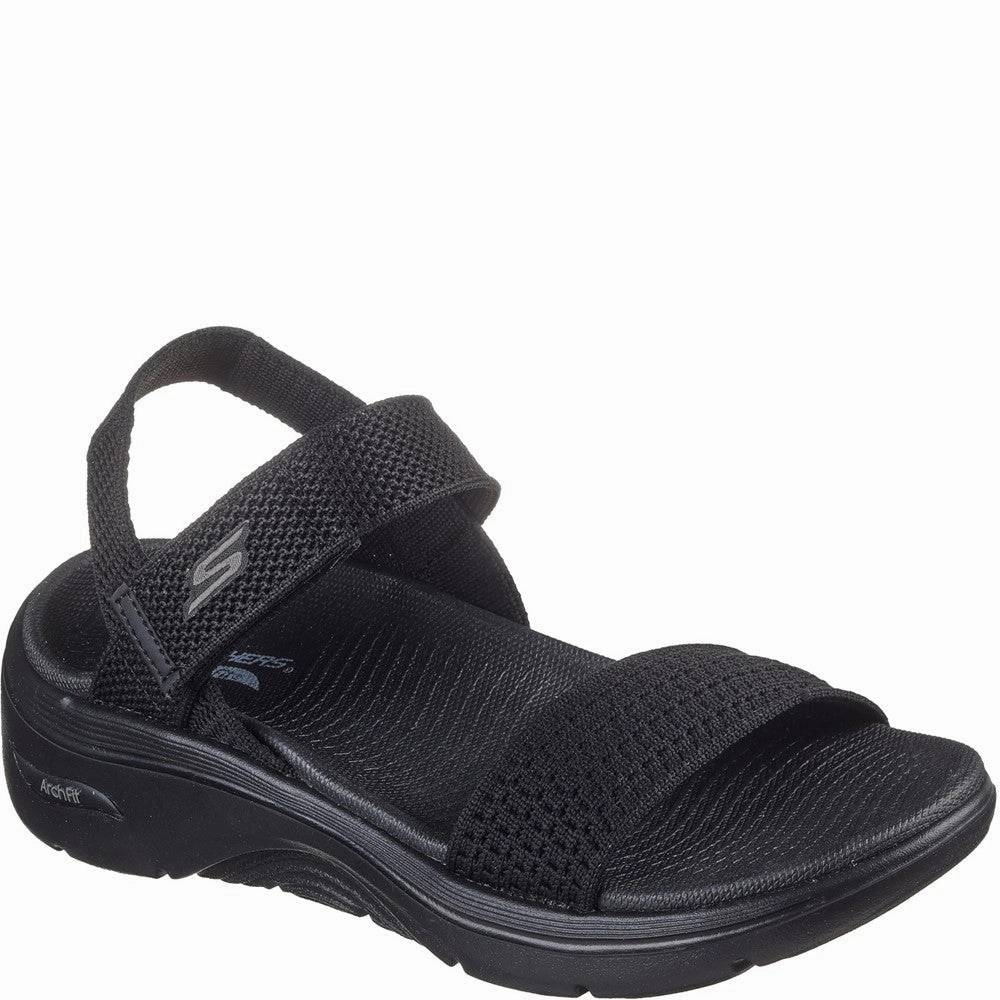 Skechers Go Walk Arch Fit 2.0 Sandal Lightweight Running Shoes,Slip On Athletic Shoes,Breathable Workout Shoes