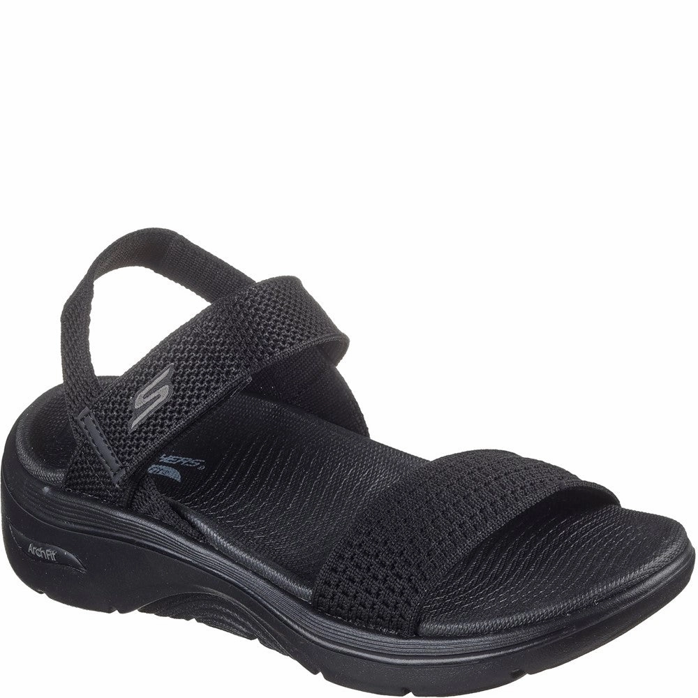 Skechers Go Walk Arch Fit 2.0 Sandal Lightweight Running Shoes,Slip On Athletic Shoes,Breathable Workout Shoes