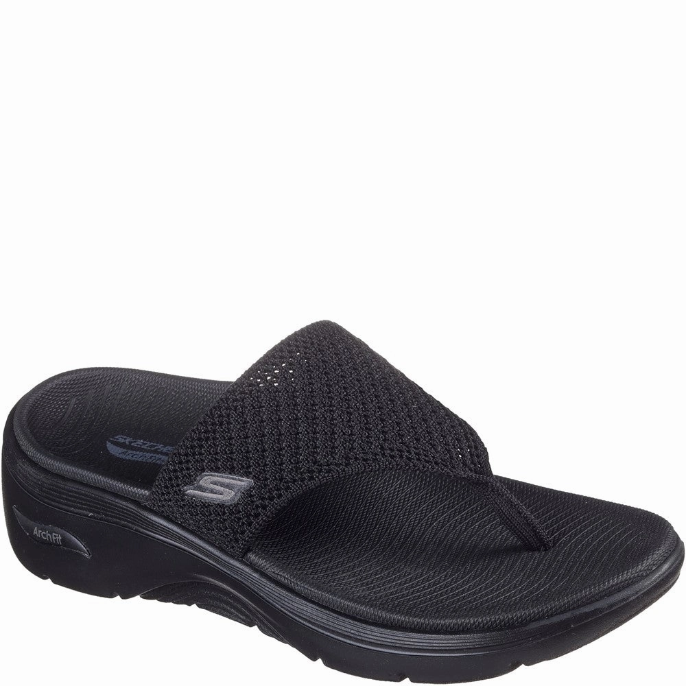 Skechers Go Walk Arch Fit 2.0 Sandal Lightweight Running Shoes,Slip On Athletic Shoes,Breathable Workout Shoes