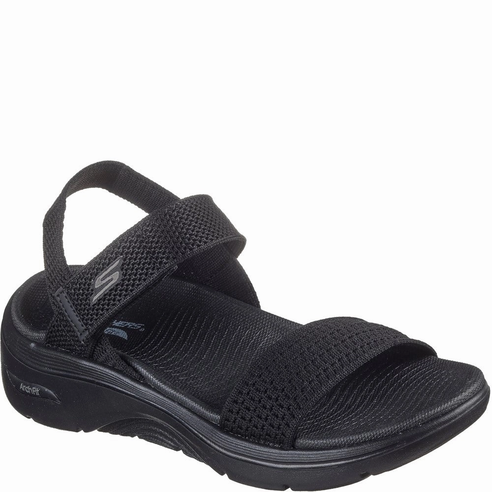 Skechers Go Walk Arch Fit 2.0 Sandal Lightweight Running Shoes,Slip On Athletic Shoes,Breathable Workout Shoes