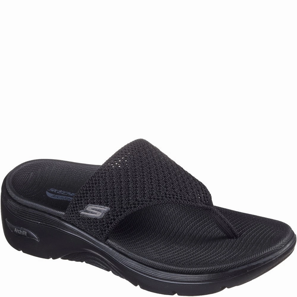 Skechers Go Walk Arch Fit 2.0 Sandal Lightweight Running Shoes,Slip On Athletic Shoes,Breathable Workout Shoes