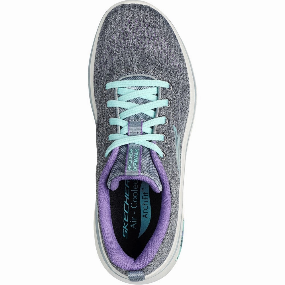 Skechers GO WALK Arch Fit 2.0 Vivid Sunset Shoes Women's Sneakers Casual Walking Shoes