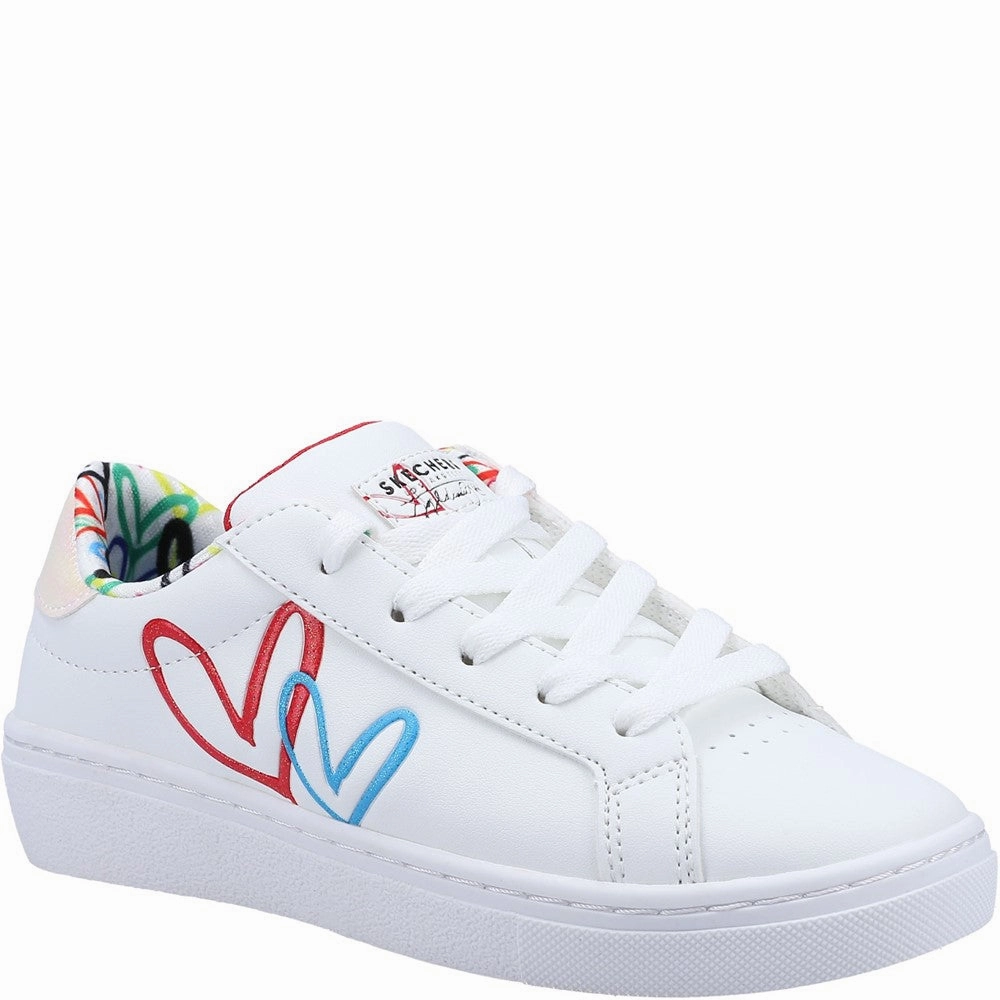 Skechers Goldie Whole Heart Trainer Kids Tennis Shoes,Toddler Athletic Shoes,Youth Casual Shoes