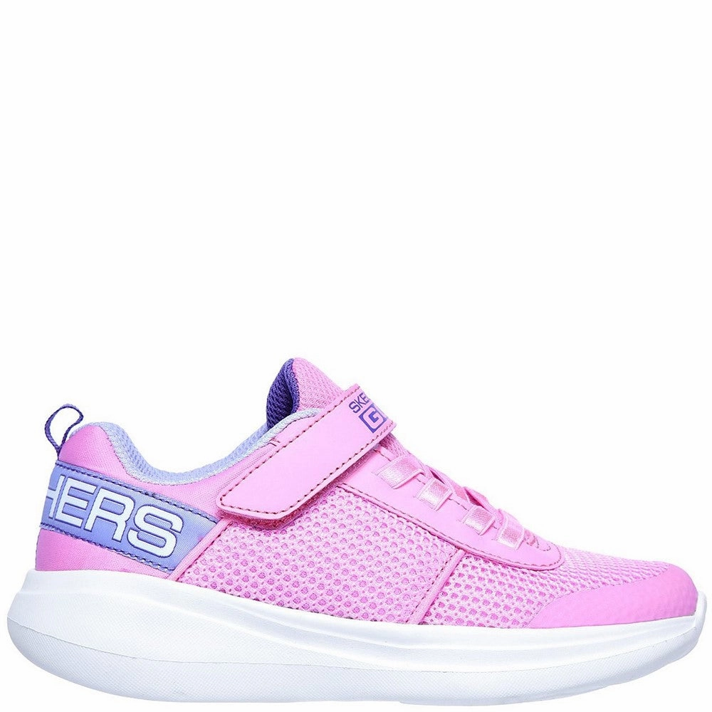 Skechers Gorun Fast Viva Valor Touch Fastening Trainer Girls Sneakers Girls Running Shoes