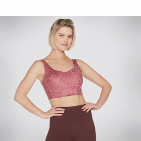 Skechers Gosculpt Leopard Longline Bra Lightweight Running Shoes,Slip On Athletic Shoes,Breathable Workout Shoes