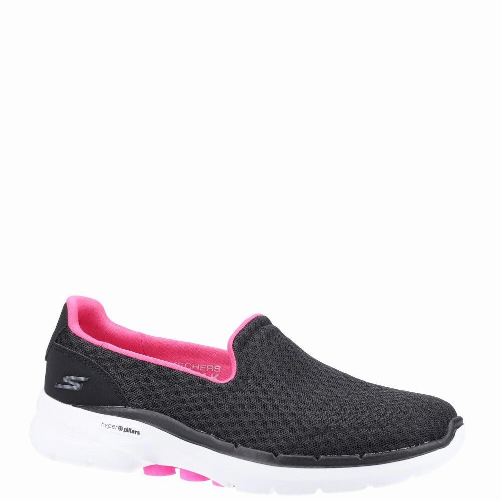 Skechers GOwalk 6 Big Splash Shoe Lightweight Running Shoes,Slip On Athletic Shoes,Breathable Workout Shoes