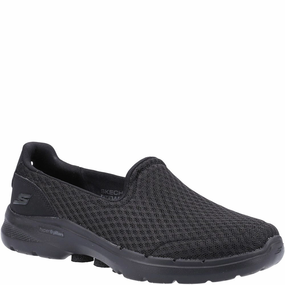 Skechers GOwalk 6 Big Splash Shoe Lightweight Running Shoes,Slip On Athletic Shoes,Breathable Workout Shoes