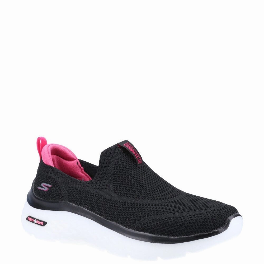 Skechers GOwalk Hyper Burst Solar Winds Shoe Lightweight Running Shoes,Slip On Athletic Shoes,Breathable Workout Shoes