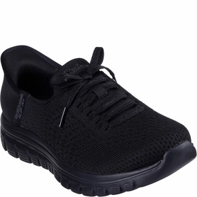 Skechers Graceful First Blush Trainer Lightweight Running Shoes,Slip On Athletic Shoes,Breathable Workout Shoes