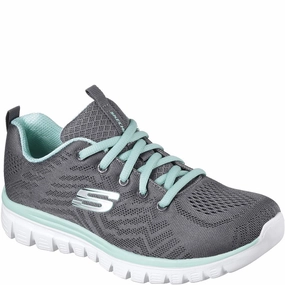 Skechers Graceful Get Connected Sports Shoe Lightweight Running Shoes,Slip On Athletic Shoes,Breathable Workout Shoes
