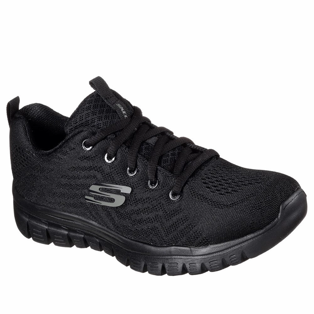 Skechers Graceful Get Connected Sports Shoe Lightweight Running Shoes,Slip On Athletic Shoes,Breathable Workout Shoes