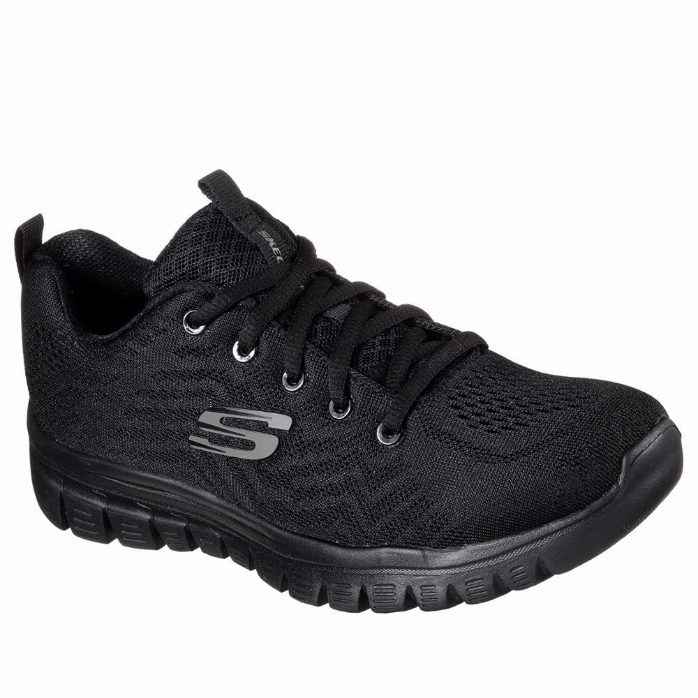 Skechers Graceful Get Connected Sports Shoe Lightweight Running Shoes,Slip On Athletic Shoes,Breathable Workout Shoes