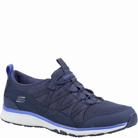 Skechers Gratis Sport Live Golden Trainers Lightweight Running Shoes,Slip On Athletic Shoes,Breathable Workout Shoes