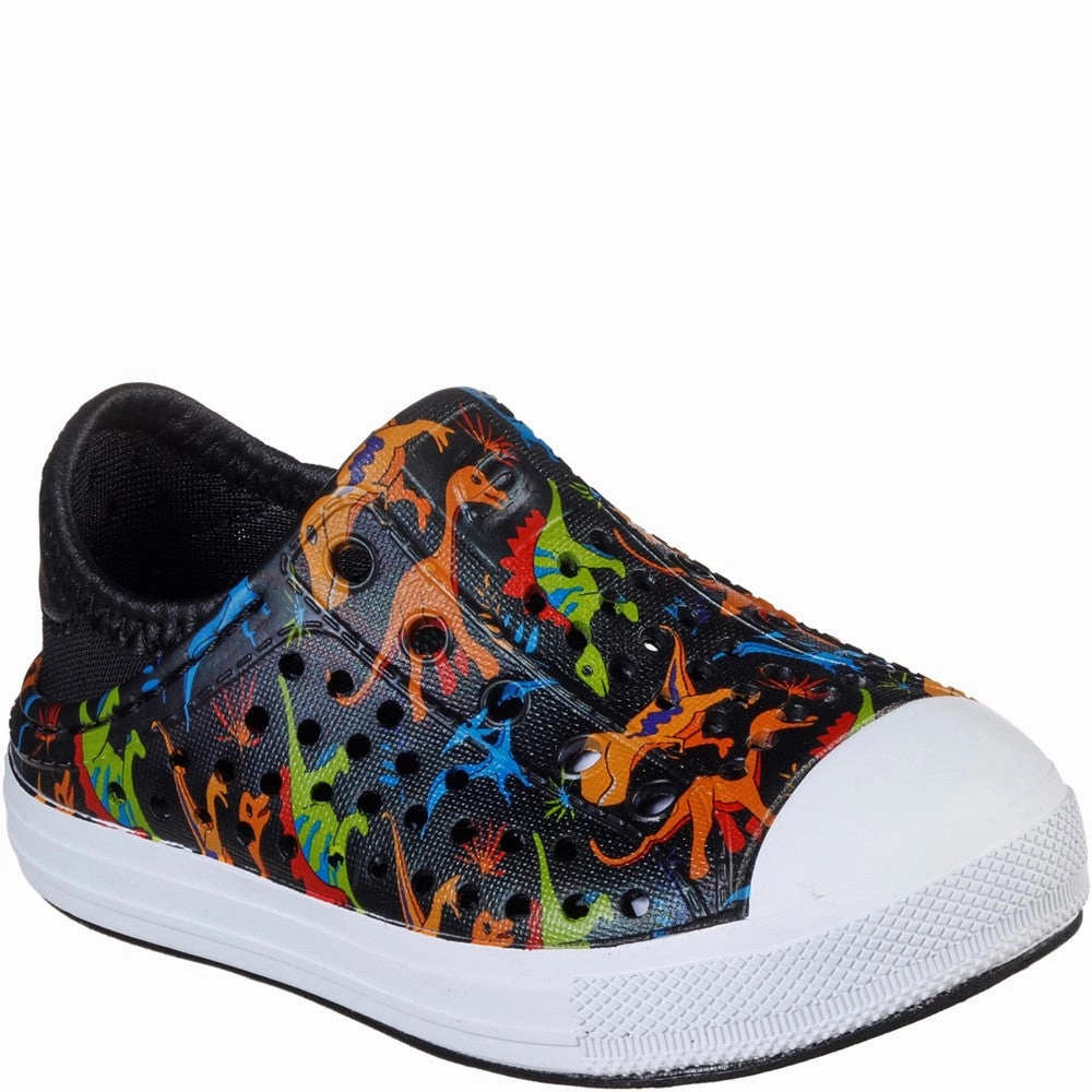 Skechers Guzman Steps Lil Dino Beach Shoe Kids Athletic Shoes,Toddler Sports Shoes,Youth Casual Shoes