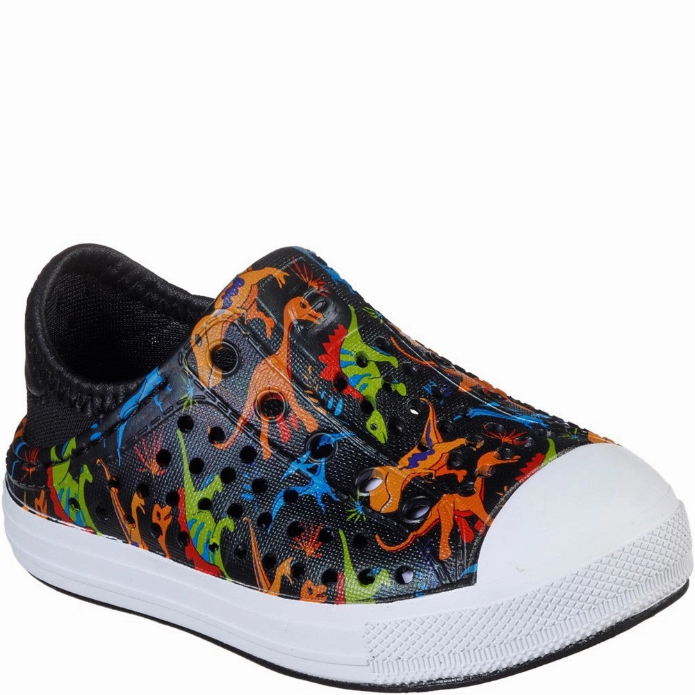 Skechers Guzman Steps Lil Dino Beach Shoe Kids Athletic Shoes,Toddler Sports Shoes,Youth Casual Shoes