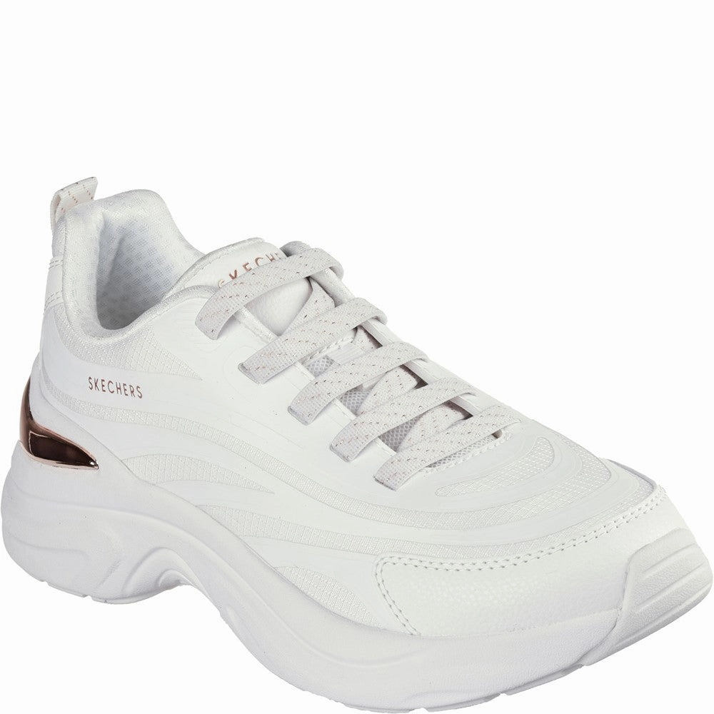 Skechers Hazel Step N Flow Trainer Lightweight Running Shoes,Slip On Athletic Shoes,Breathable Workout Shoes