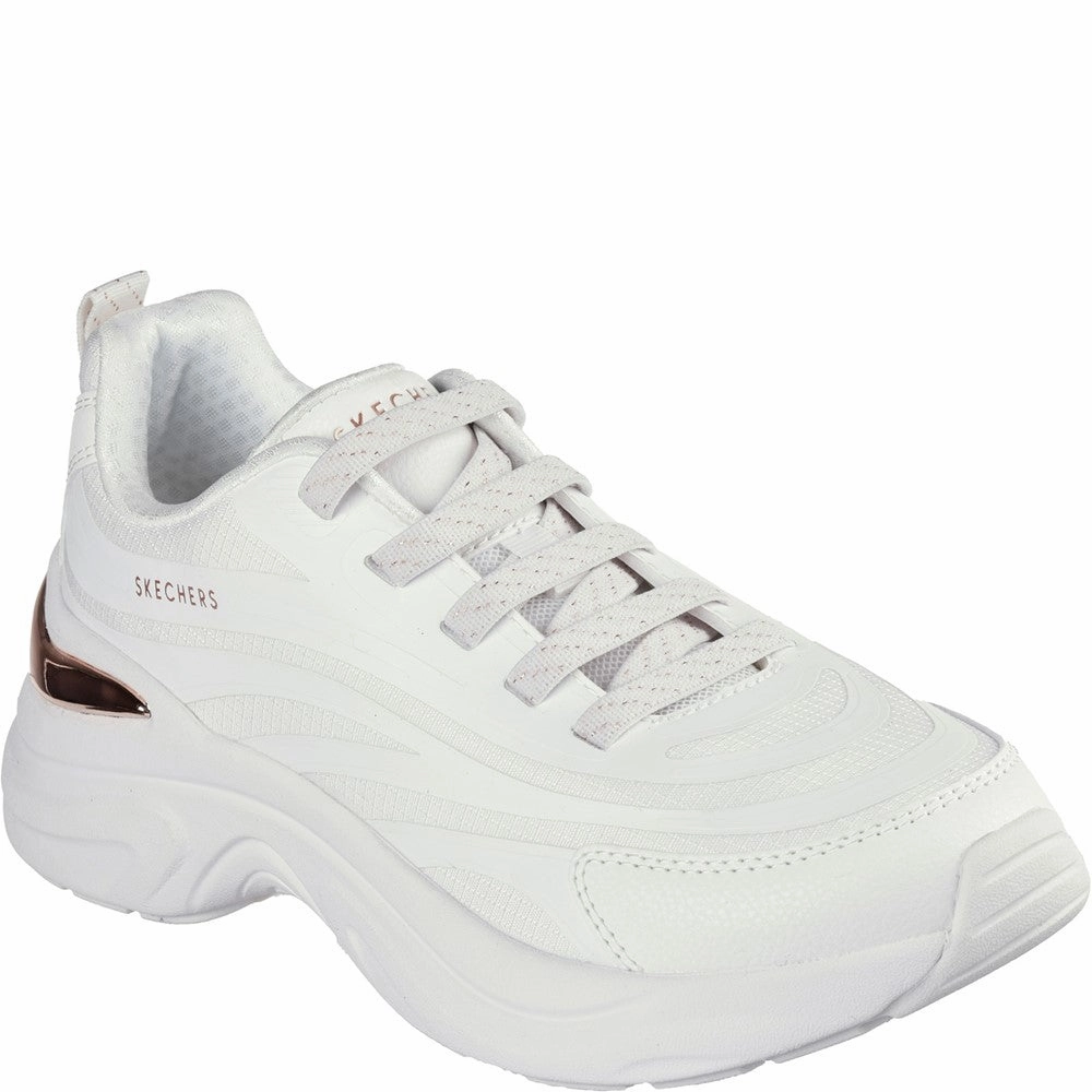 Skechers Hazel Step N Flow Trainer Lightweight Running Shoes,Slip On Athletic Shoes,Breathable Workout Shoes