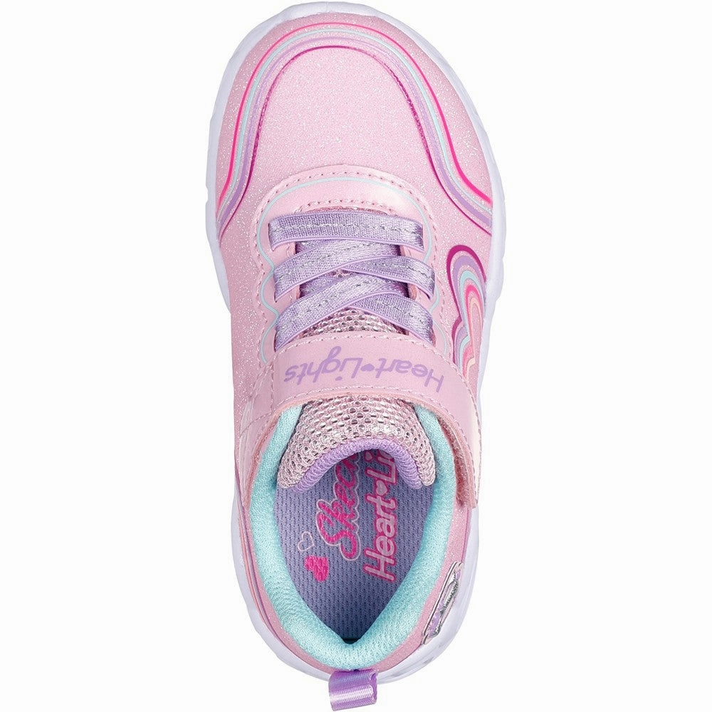 Skechers Heart Lights - Retro Hearts Shoes Girls Sneakers Girls Running Shoes