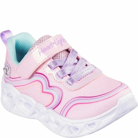Skechers Heart Lights - Retro Hearts Shoes Kids Tennis Shoes,Toddler Athletic Shoes,Youth Casual Shoes