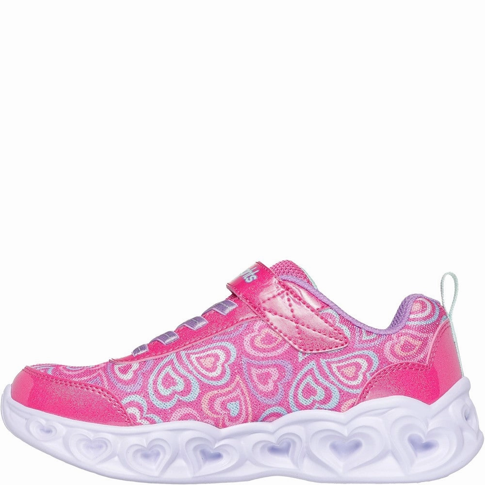 Skechers Heart Lights Boogie Love Trainers Girls Sneakers Girls Running Shoes