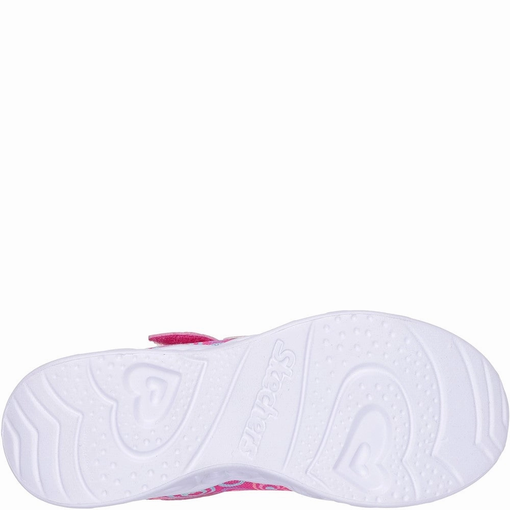 Skechers Heart Lights Boogie Love Trainers Girls Sneakers Girls Running Shoes