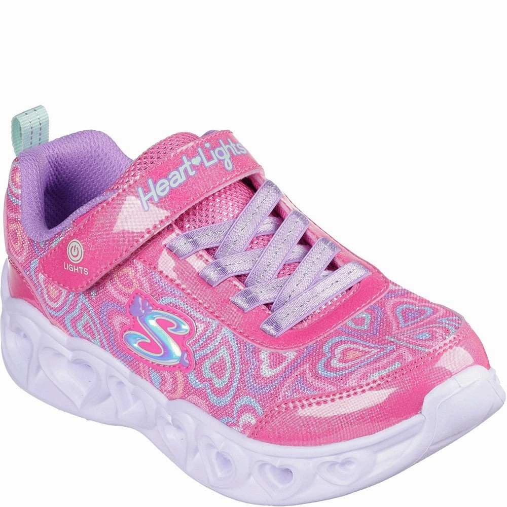 Skechers Heart Lights Boogie Love Trainers Kids Tennis Shoes,Toddler Athletic Shoes,Youth Casual Shoes