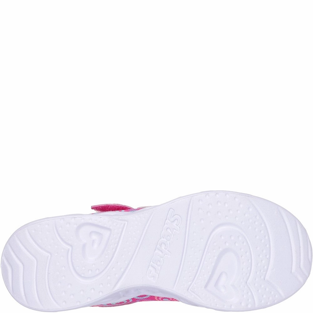 Skechers Heart Lights Boogie Love Trainers Girls Sneakers Girls Running Shoes