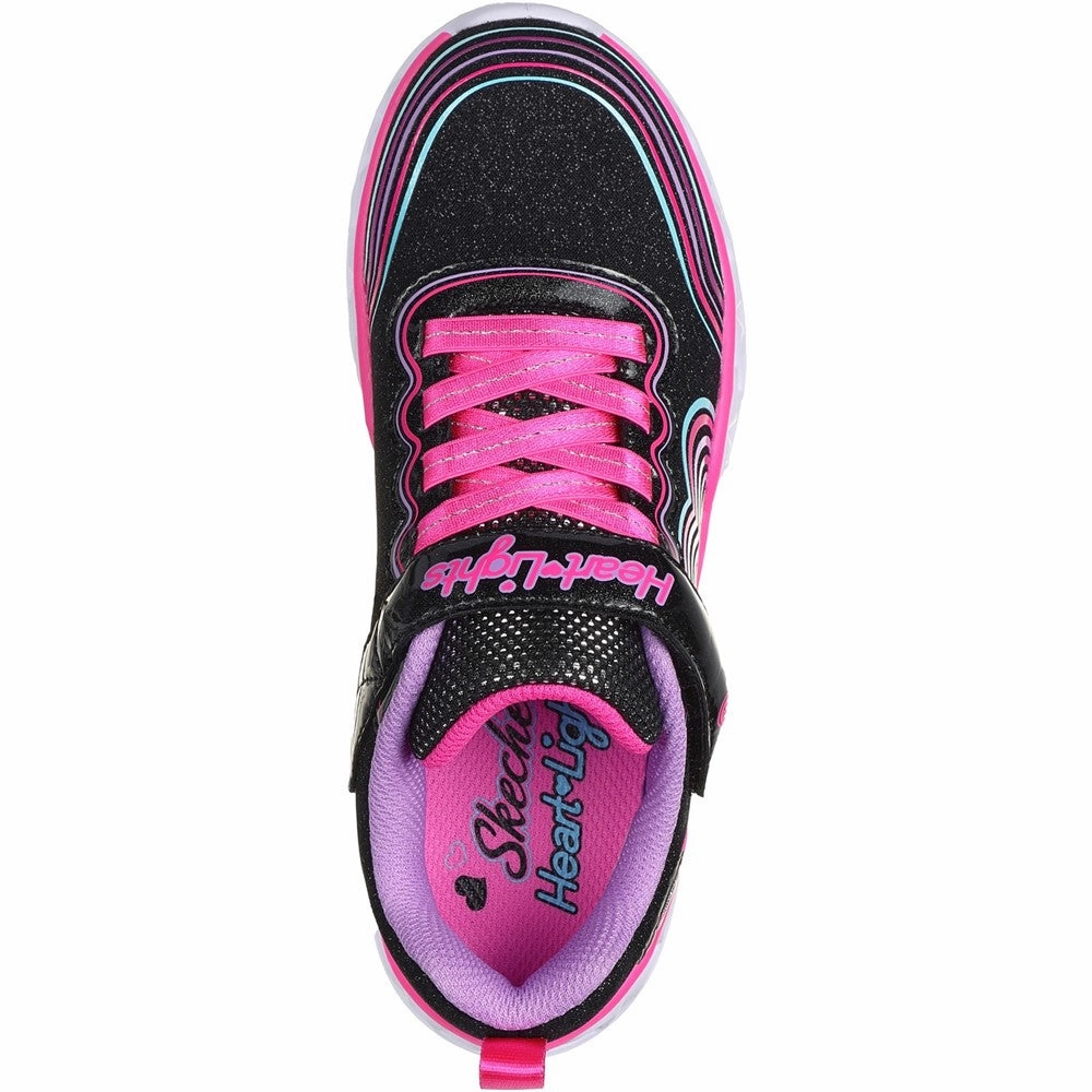 Skechers Heart Lights Retro Hearts Trainers Girls Sneakers Girls Running Shoes