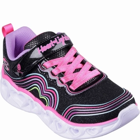 Skechers Heart Lights Retro Hearts Trainers Kids Tennis Shoes,Toddler Athletic Shoes,Youth Casual Shoes