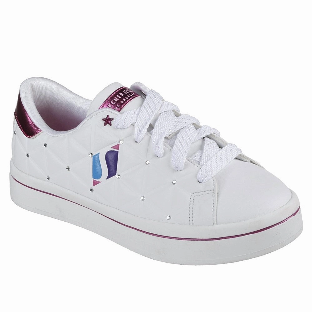 Skechers Hi Lites Bermuda Trainer Kids Tennis Shoes,Toddler Athletic Shoes,Youth Casual Shoes