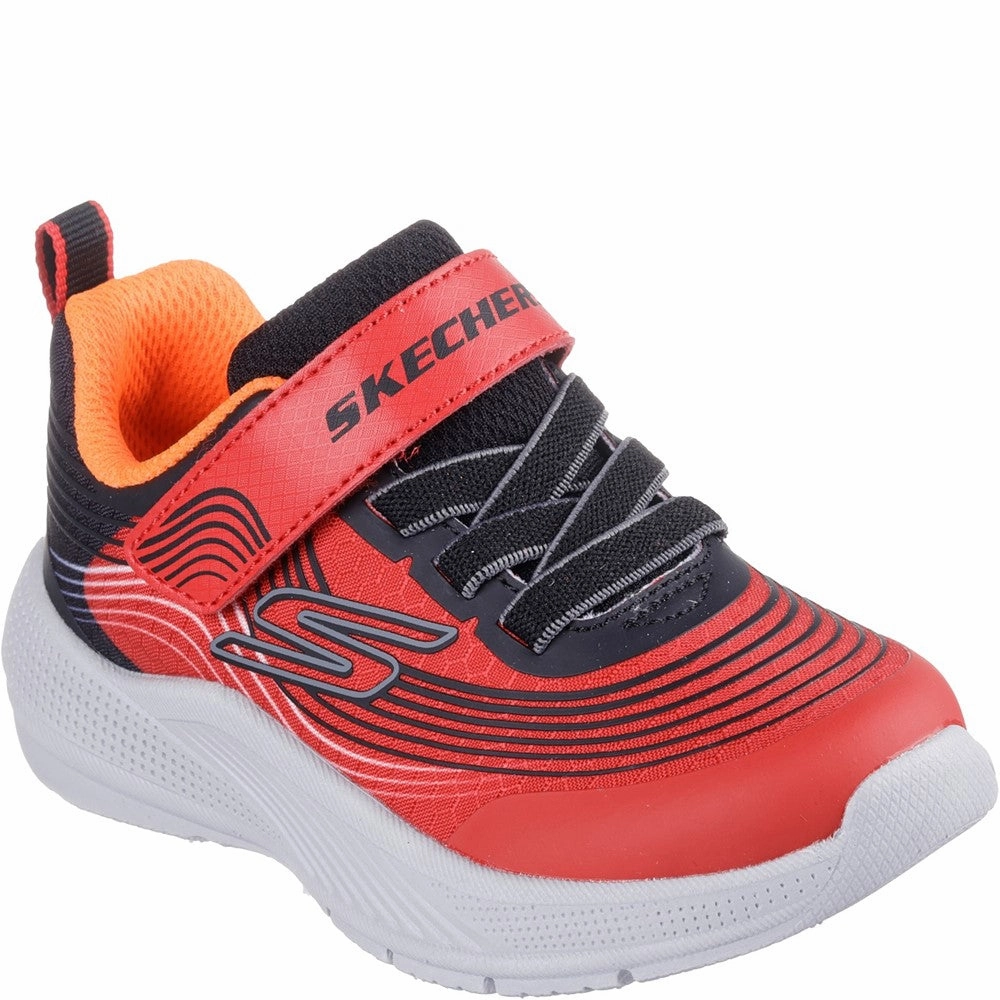 Skechers Infant Microspec Advance Trainers Kids Athletic Shoes,Toddler Sports Shoes,Youth Casual Shoes