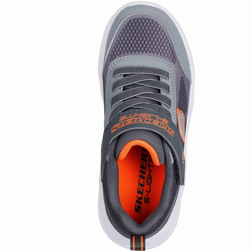 Skechers Meteor-Lights Krendox Trainers Boys SneakersBoys Running Shoes