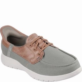 Skechers On-the-GO Flex - Palmilla Boat Shoe Lightweight Running Shoes,Slip On Athletic Shoes,Breathable Workout Shoes
