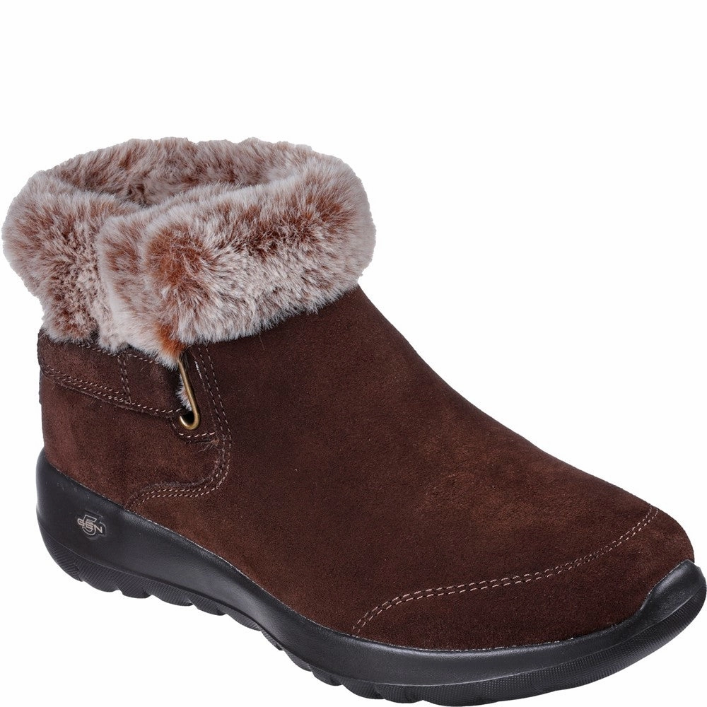 Skechers On-The-Go Joy First Glance Boots Lightweight Running Shoes,Slip On Athletic Shoes,Breathable Workout Shoes