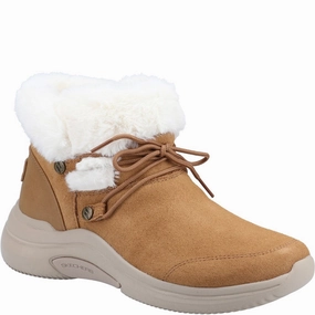 Skechers On-the-GO Midtown Cozy Vibes Boot Lightweight Running Shoes,Slip On Athletic Shoes,Breathable Workout Shoes