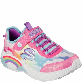 Skechers Rainbow Racers Trainer Kids Tennis Shoes,Toddler Athletic Shoes,Youth Casual Shoes