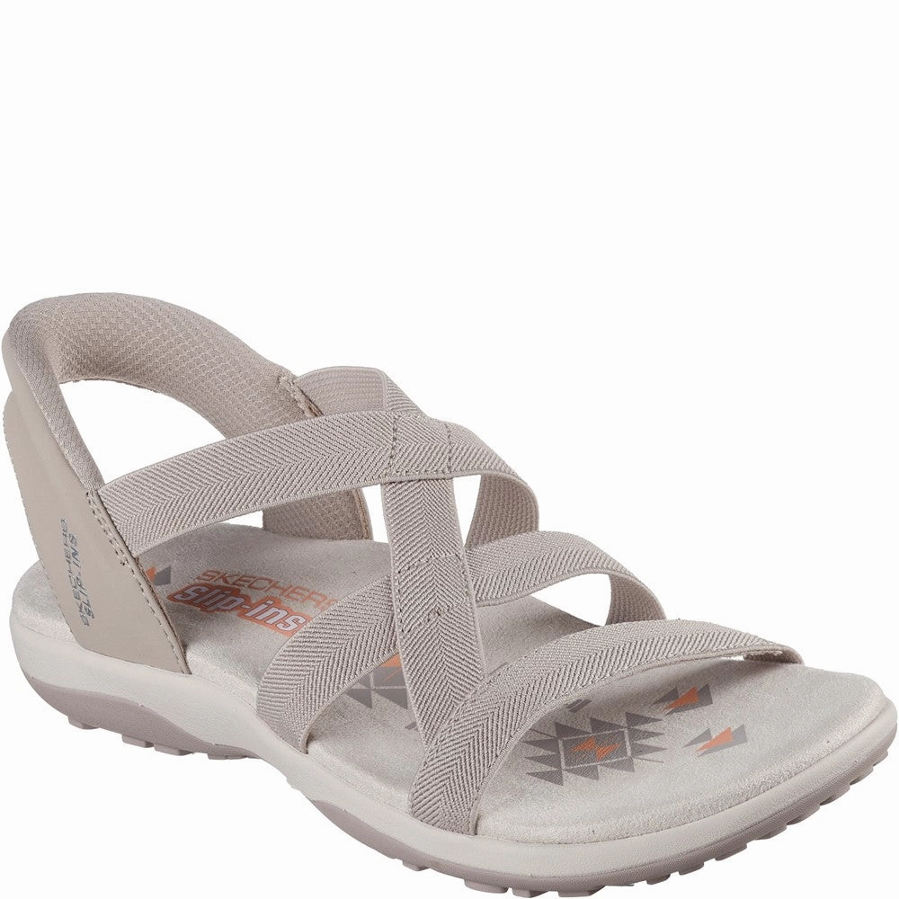Skechers Reggae Slim Stretch Flex Sandal Lightweight Running Shoes,Slip On Athletic Shoes,Breathable Workout Shoes