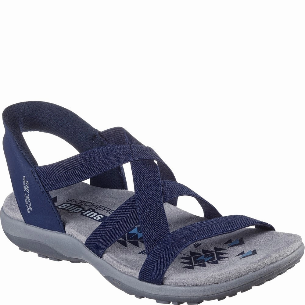 Skechers Reggae Slim Stretch Flex Sandal Lightweight Running Shoes,Slip On Athletic Shoes,Breathable Workout Shoes