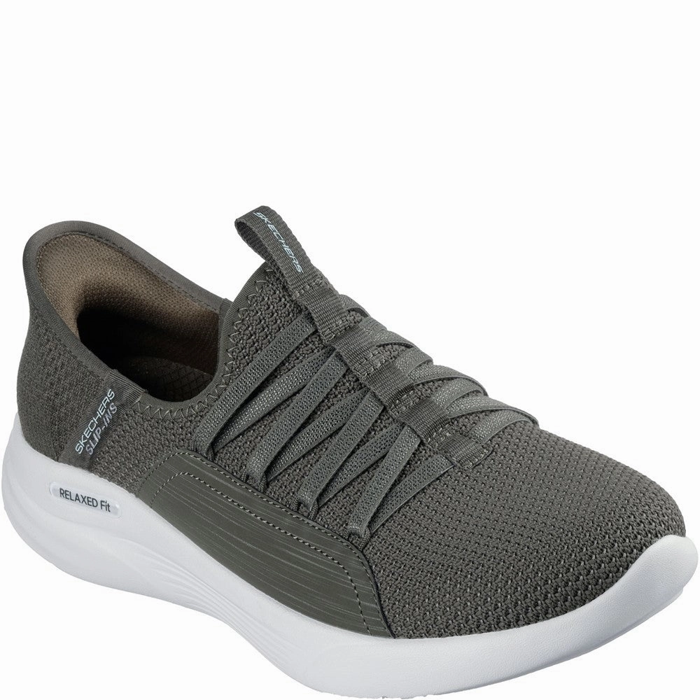Skechers Relaxed Fit Sport - Ballet Chic Shoe Lightweight Running Shoes,Slip On Athletic Shoes,Breathable Workout Shoes