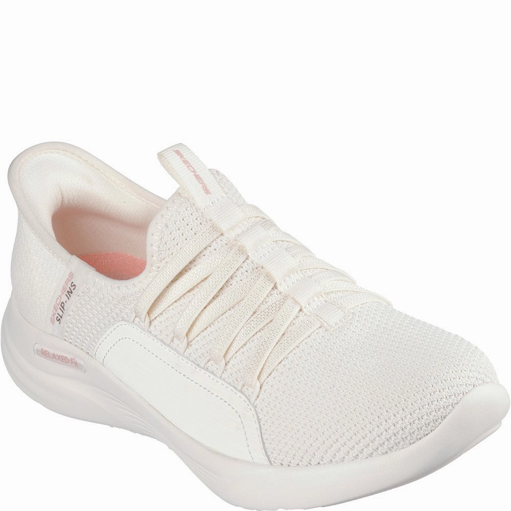 Skechers Relaxed Fit Sport - Ballet Chic Shoe Lightweight Running Shoes,Slip On Athletic Shoes,Breathable Workout Shoes