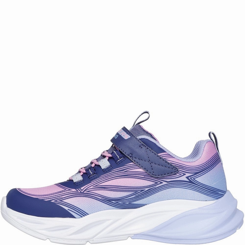 Skechers S-Lights Cosmic Glow Trainers Girls Sneakers Girls Running Shoes