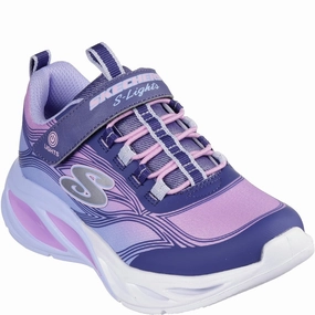 Skechers S-Lights Cosmic Glow Trainers Kids Tennis Shoes,Toddler Athletic Shoes,Youth Casual Shoes