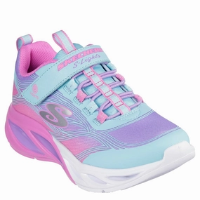 Skechers S-Lights Cosmic Glow Trainers Kids Tennis Shoes,Toddler Athletic Shoes,Youth Casual Shoes