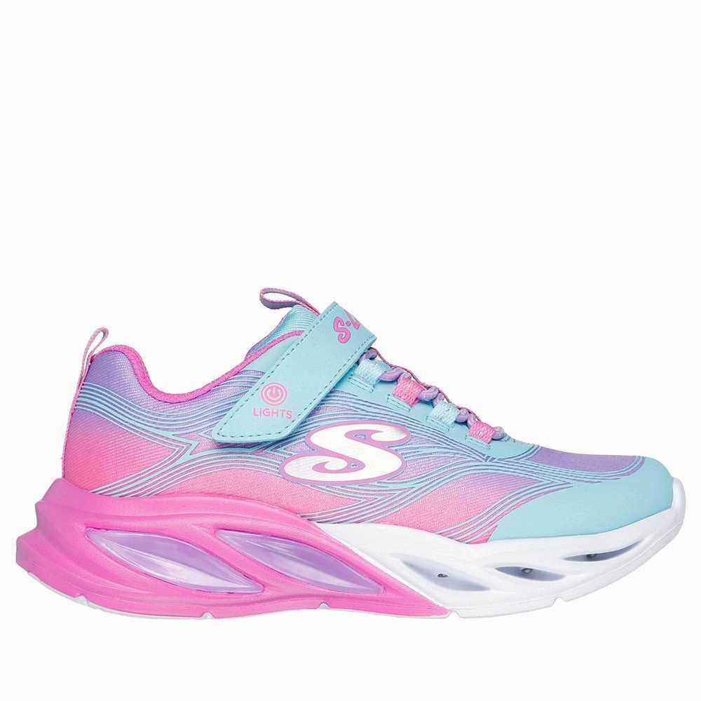 Skechers S-Lights Cosmic Glow Trainers Girls Sneakers Girls Running Shoes