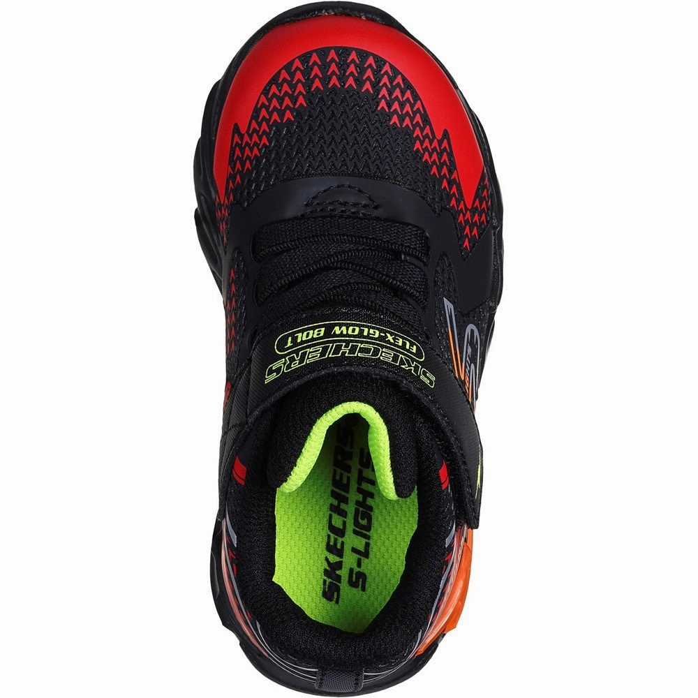 Skechers S Lights: Flex-Glow Bolt Shoe Boys SneakersBoys Running Shoes