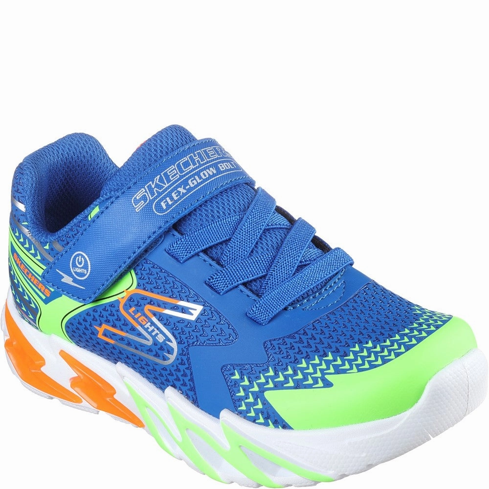 Skechers S Lights: Flex-Glow Bolt Shoe Kids Athletic Shoes,Toddler Sports Shoes,Youth Casual Shoes