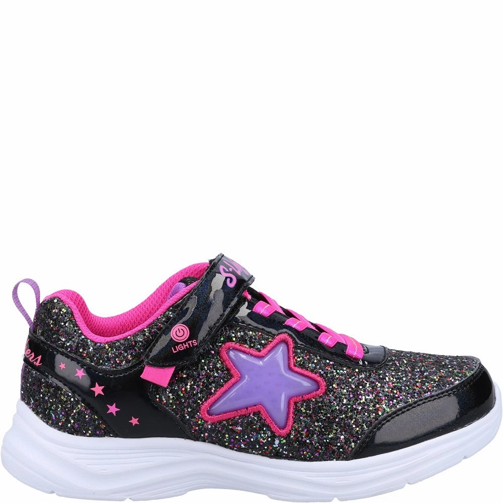 Skechers S Lights: Glimmer Kicks Starlet Shine shoe Girls Sneakers Girls Running Shoes