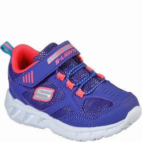 Skechers S Lights Magna-Lights Expert Level Touch Fastening Trainer Kids Tennis Shoes,Toddler Athletic Shoes,Youth Casual Shoes